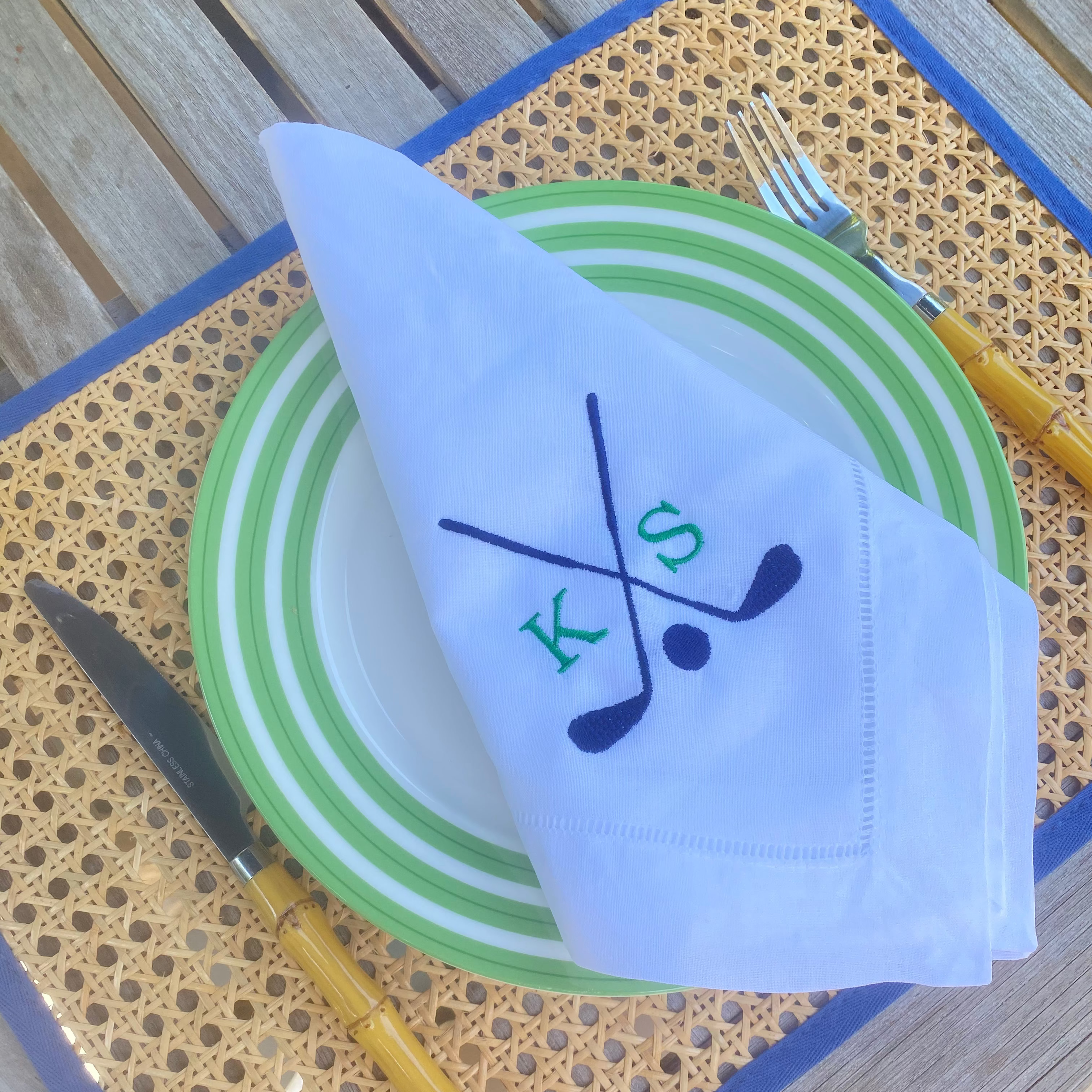 Golf Club Linen Dinner Napkins