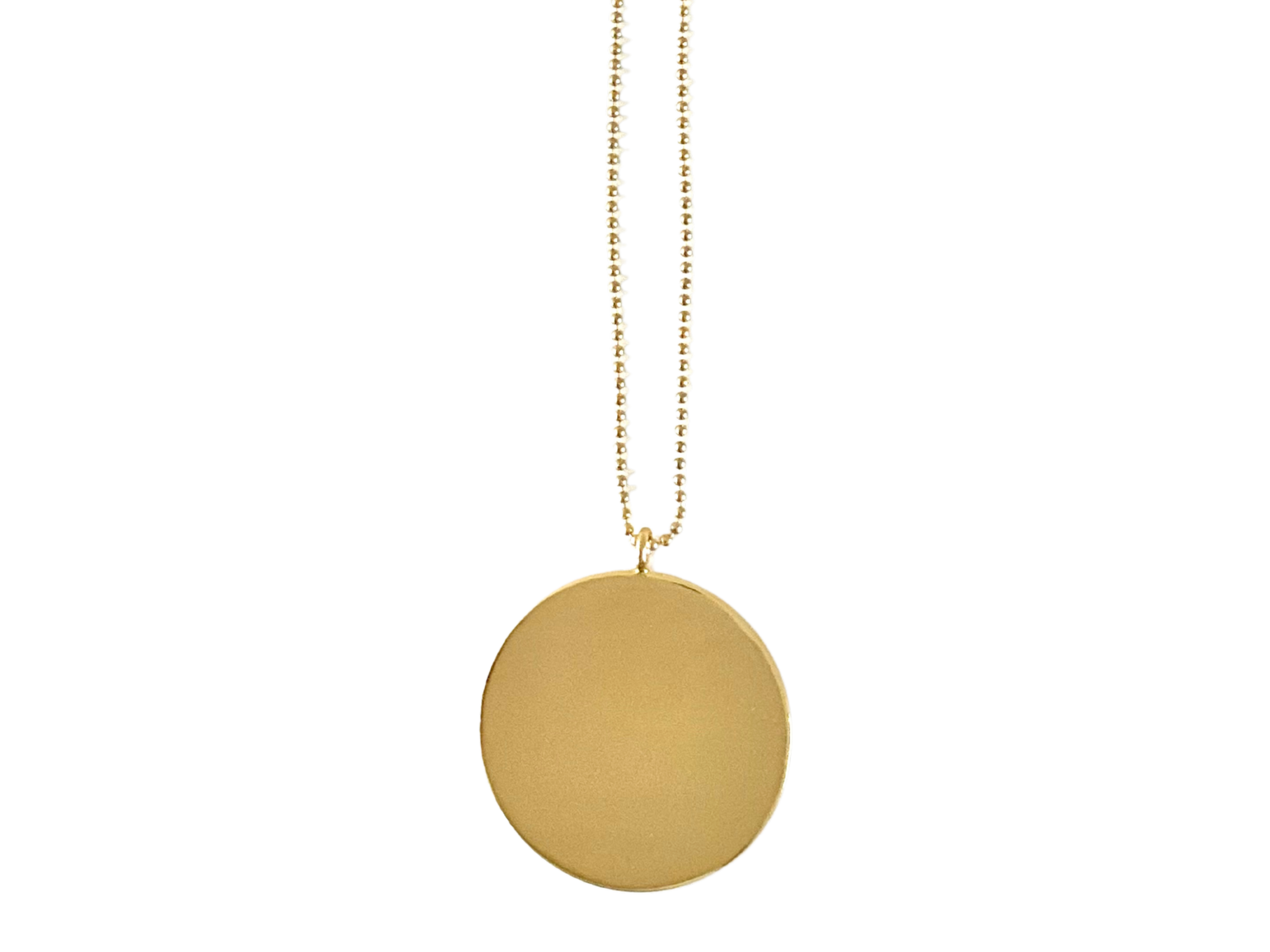 Large Disc Necklace