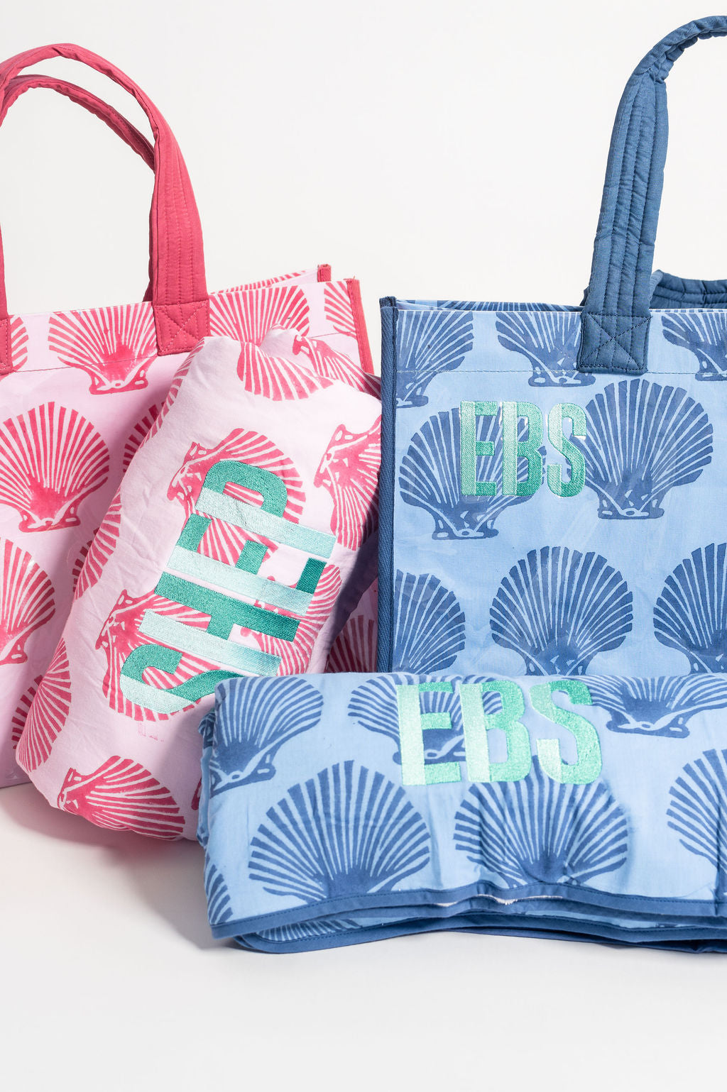Oversize Beach Towel-Shell Print