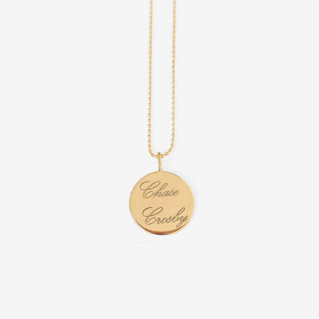 Small Disc Necklace