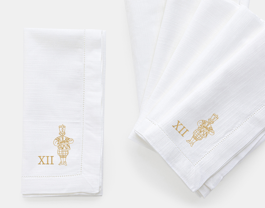 12 Days of Christmas Dinner Napkin Set