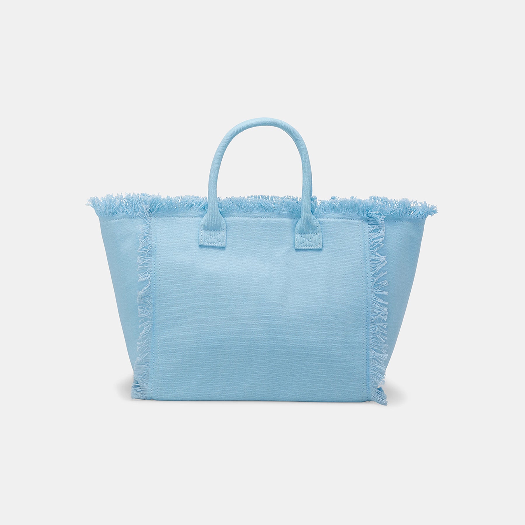 Monogram Mary Brooke Fringe Tote Bag Blue