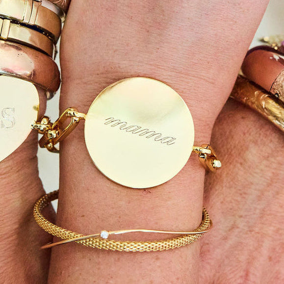 Disc Personalized Bracelet