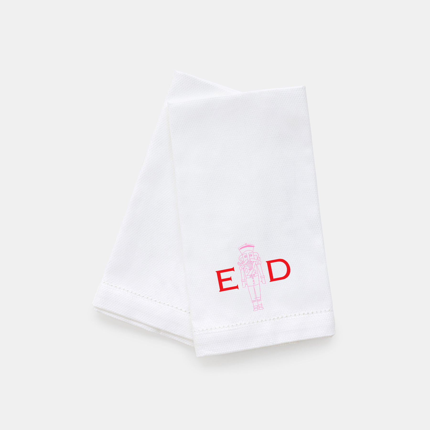 Nutcracker Monogram Hand Towels