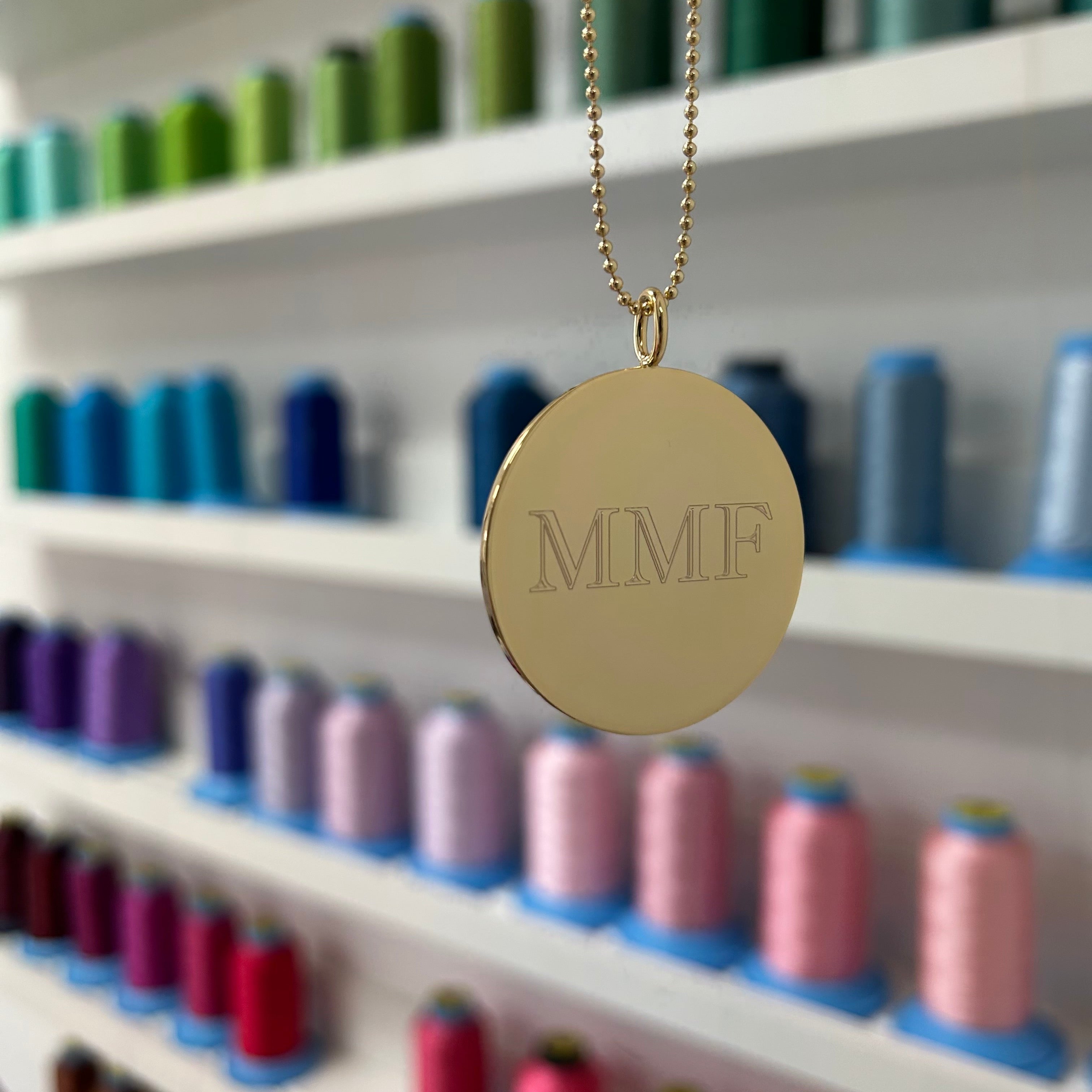 Large Disc Necklace