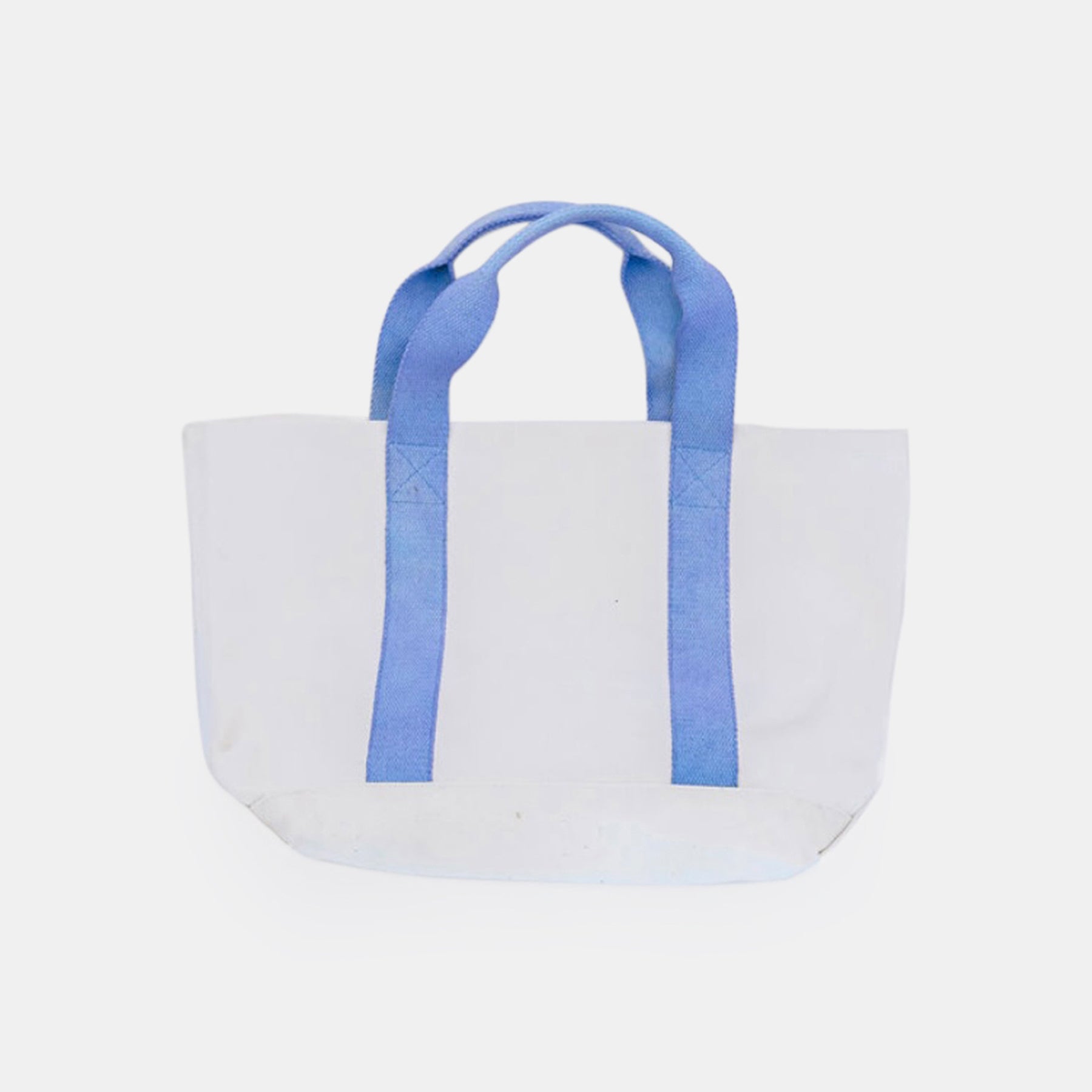 Upload Your Own Art Work-BLUE CANVAS BAG