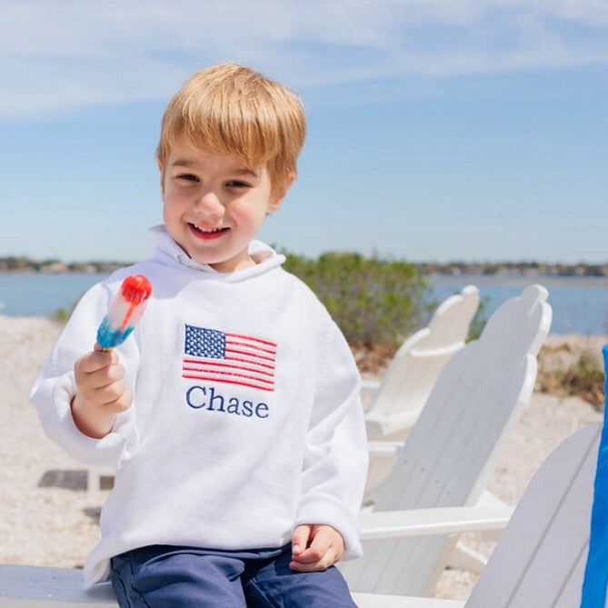 Children’s American Flag Rollneck Sweater