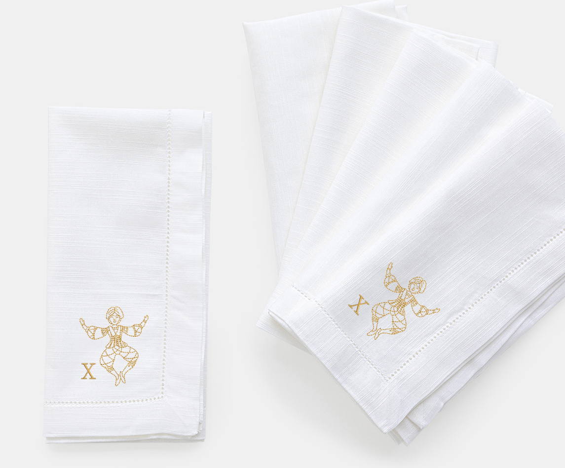 12 Days of Christmas Dinner Napkin Set