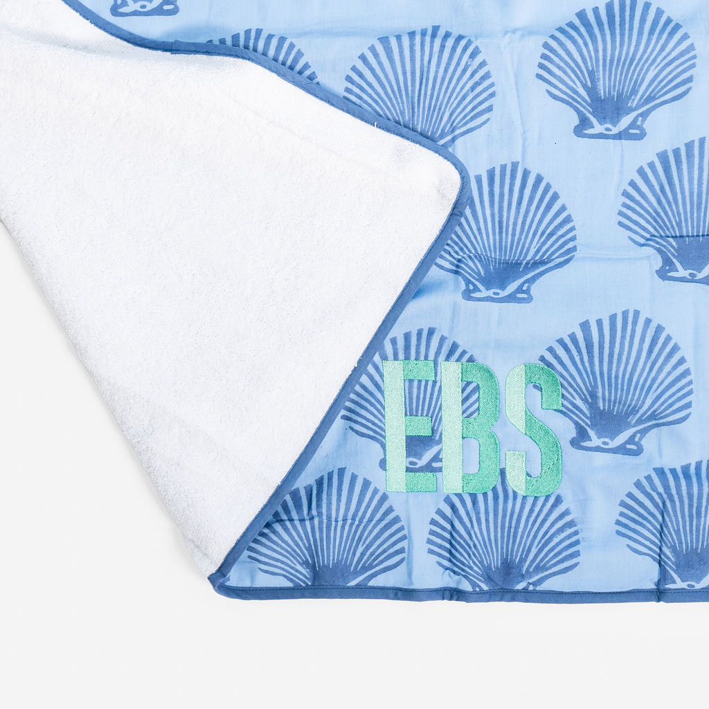 Oversize Beach Towel-Shell Print