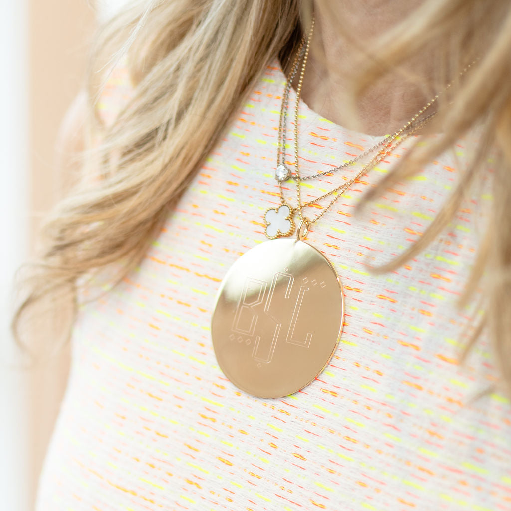Large Disc Necklace