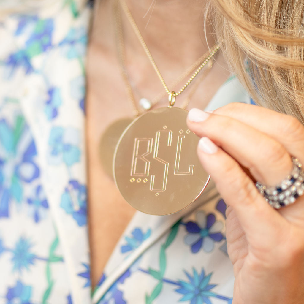Large Disc Necklace