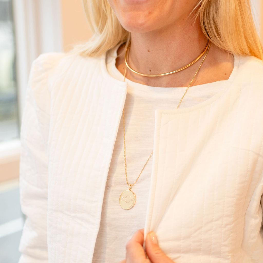 Mini Disc Necklace