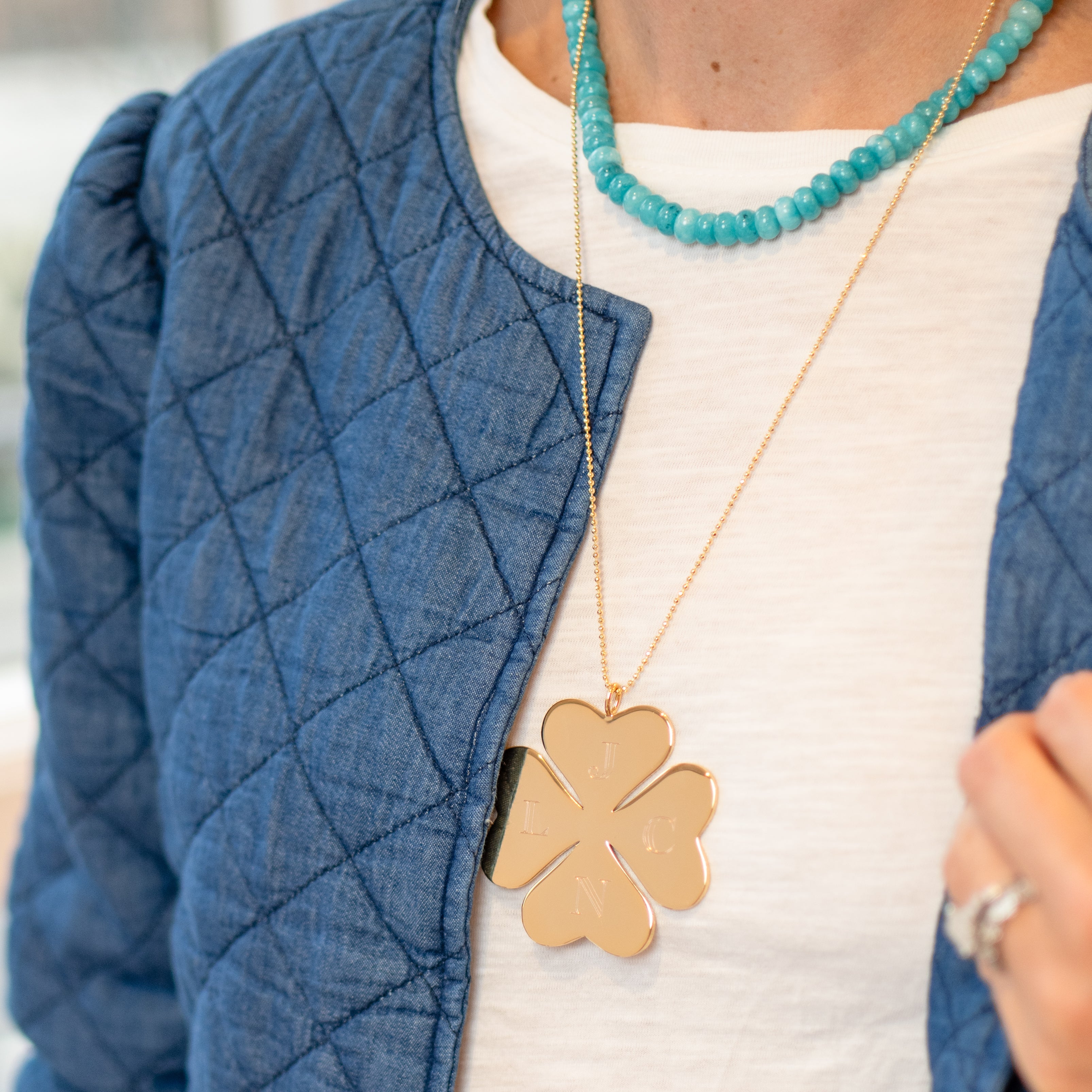 Large Clover Necklace