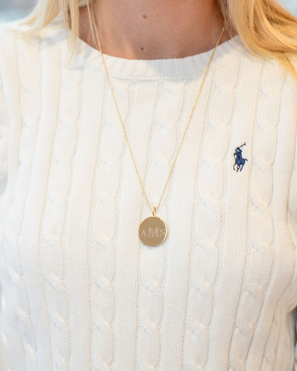 Mini Disc Necklace