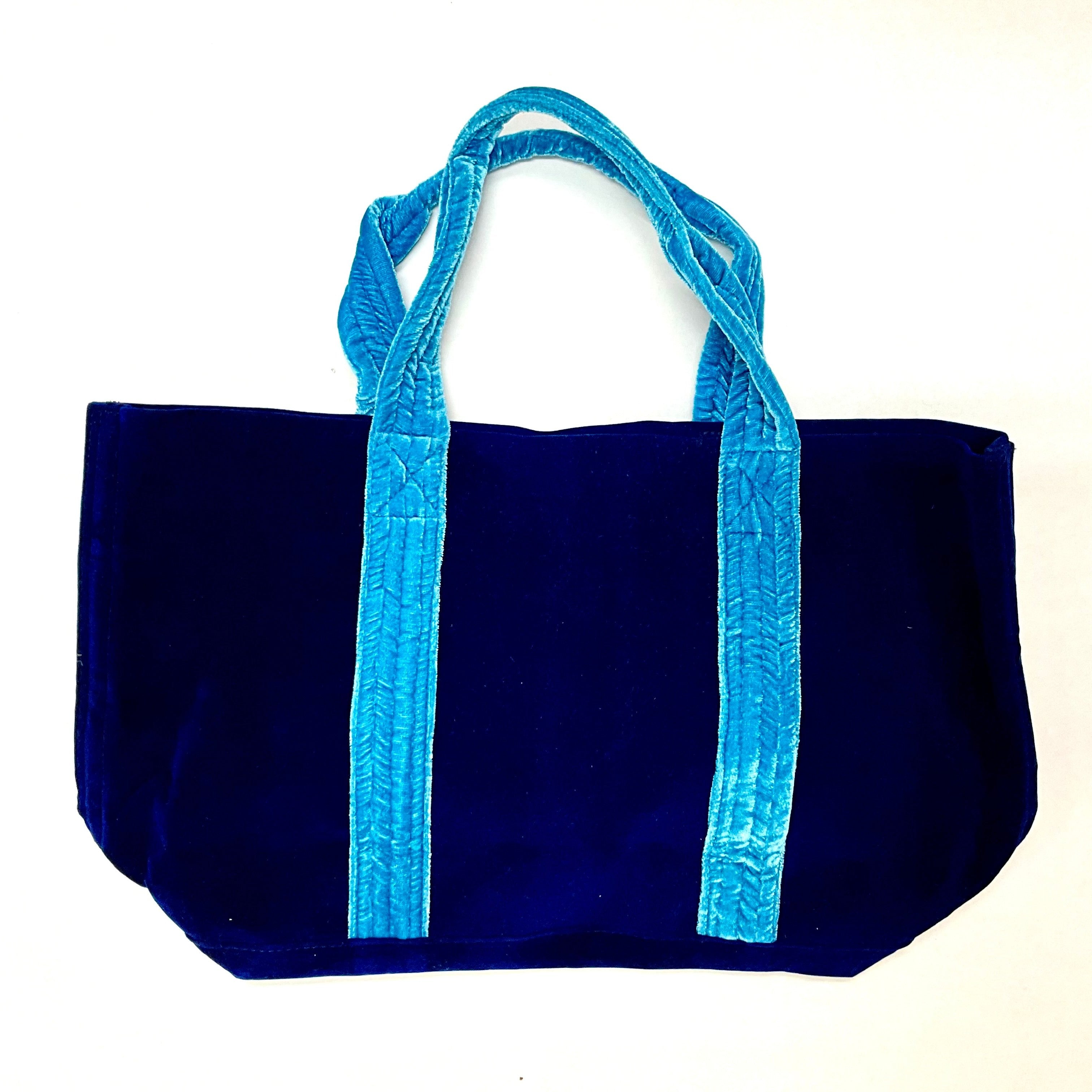 Small Velvet Tote Bag