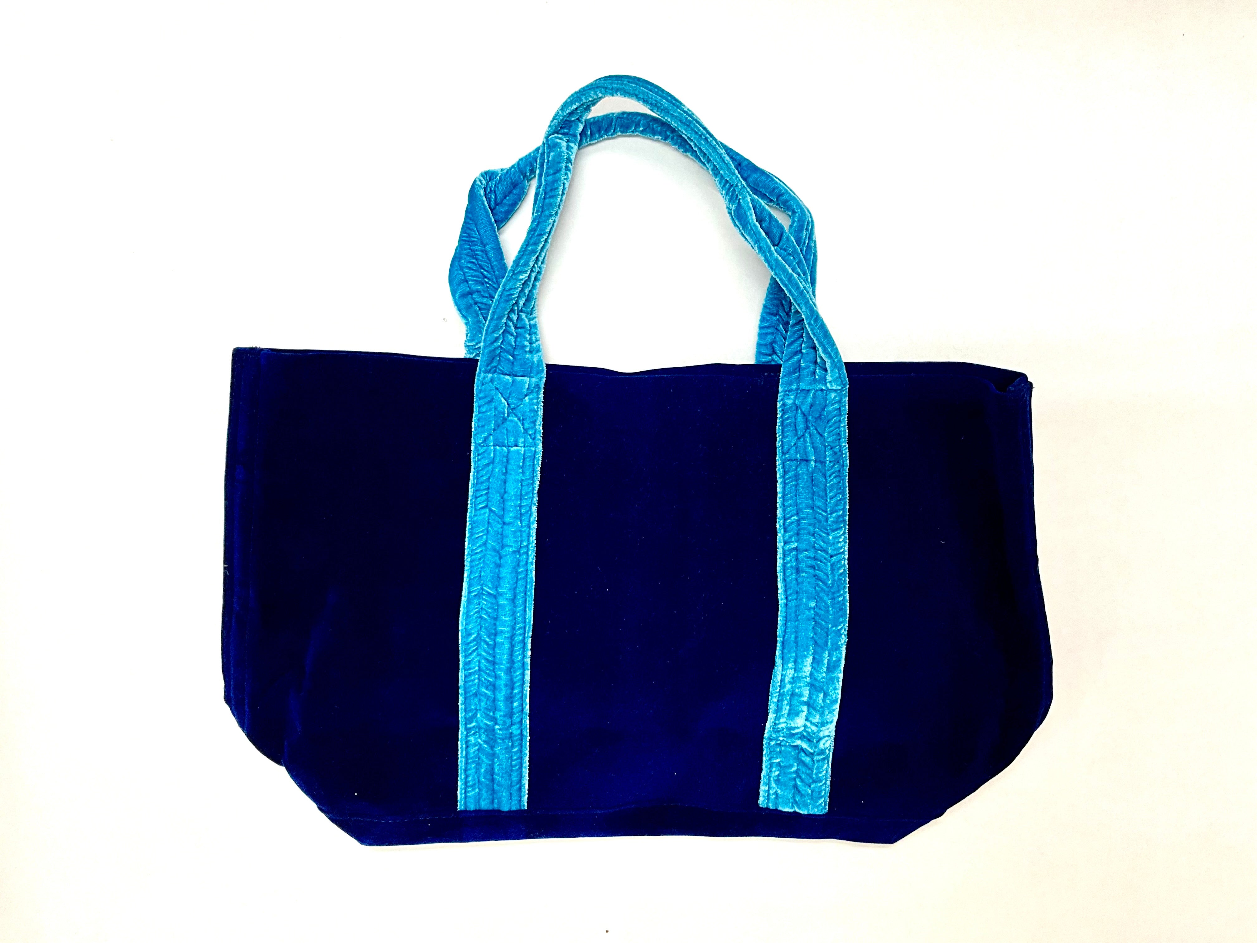 Small Velvet Tote Bag