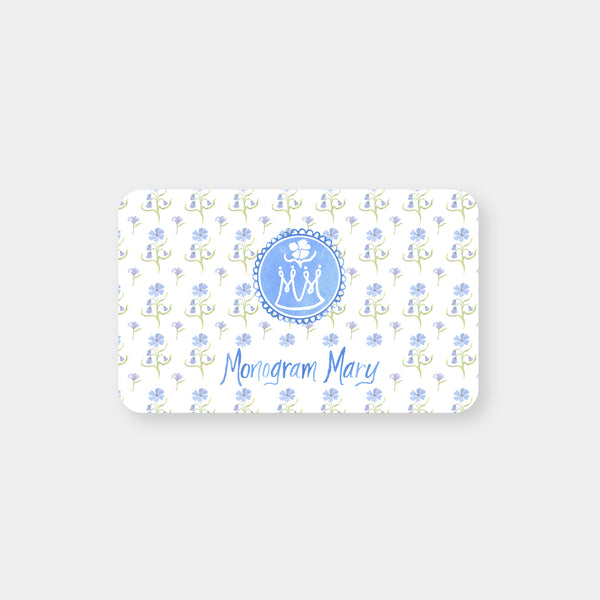 Monogram Mary Gift Card