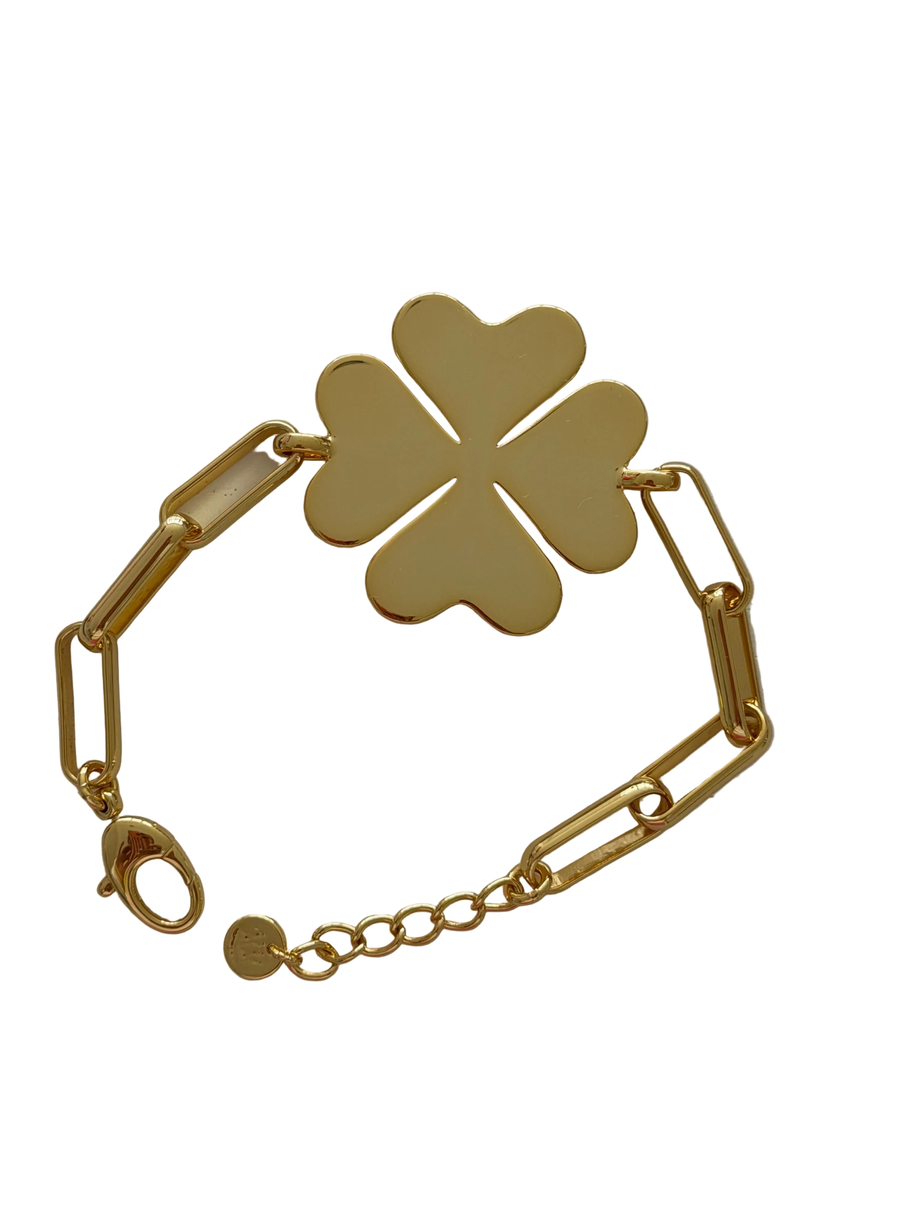 Four-Leaf Clover Personalized Bracelet
