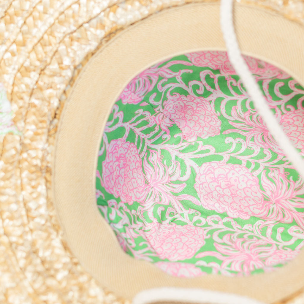 Lilly Pulitzer X Monogram Mary Hat of Summer