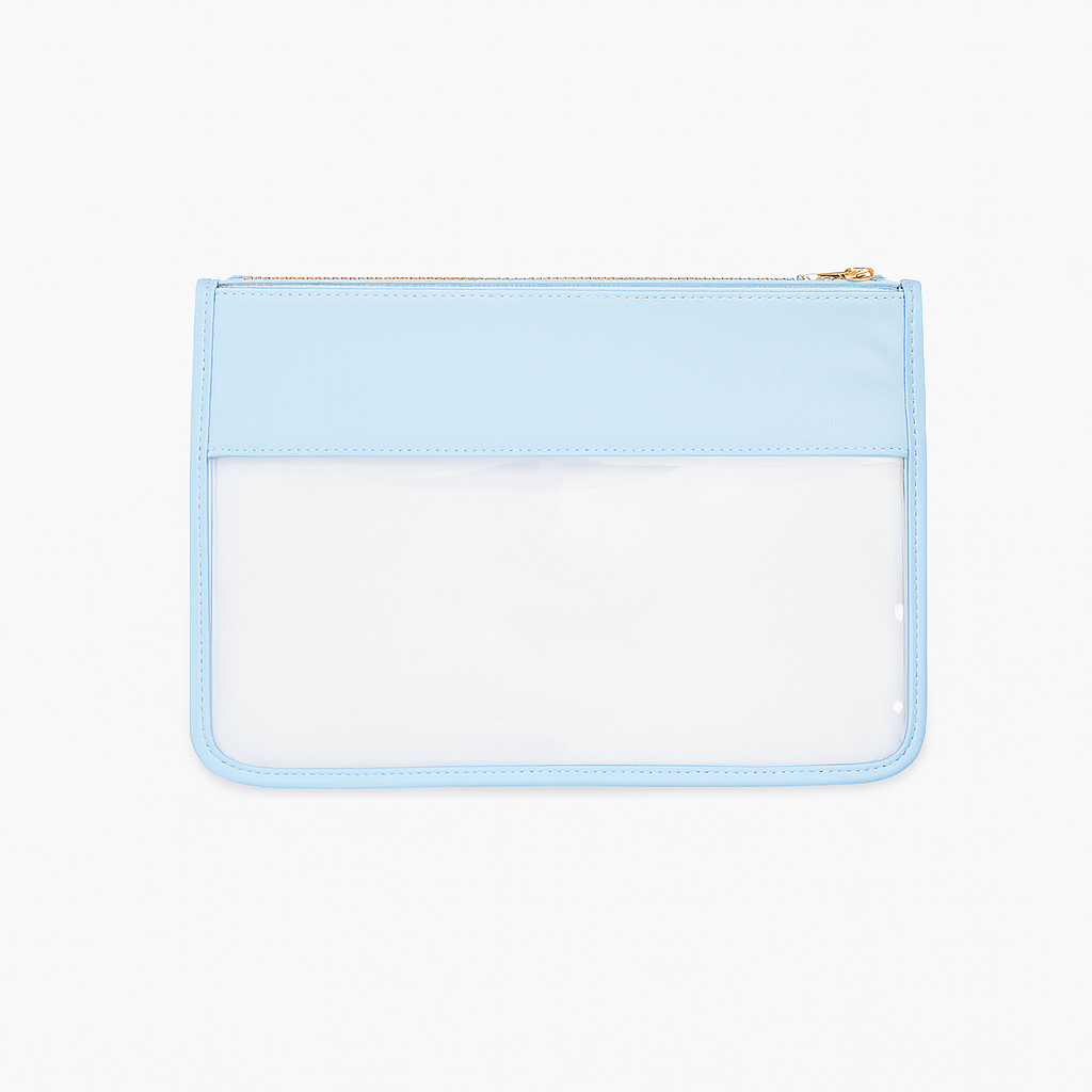 sky Blue and clear everything case