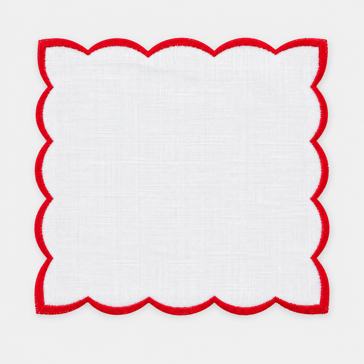 Scalloped Cocktail Napkin Set